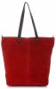 Bőr táska shopper bag Vera Pelle piros 80041